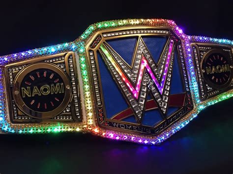 Naomi's WWE Title - Enlighted Designs