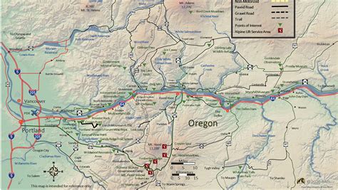 Waterfalls In Washington State Map - Map