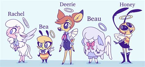 Heaven Characters ref sheets upscaled! : r/HelluvaBoss