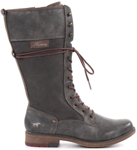 Mustang Boots 1295-606-20, Dark Grey - Stilettoshop.eu webstore