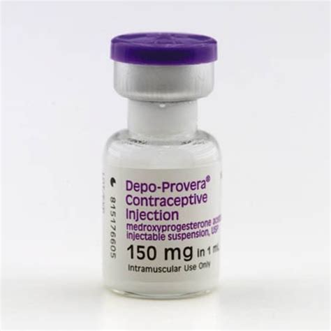 Depo-Provera® (Medroxyprogesterone Acetate), Contraceptive, 150mg/mL, SDV, 1mL Vial | McGuff ...