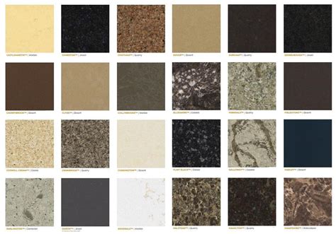 Quartz Tile colors for kitchen countertops, bathroom Vanities, fireplace, home remodeling