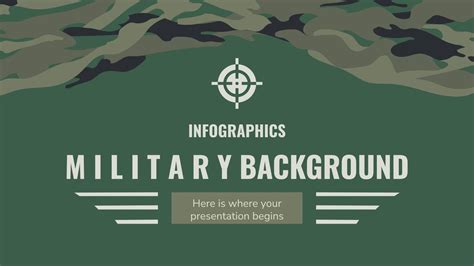 Military Background Infographics | Google Slides & PPT