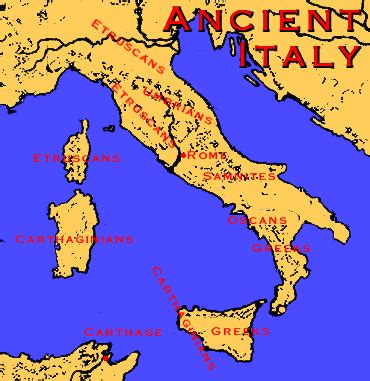 Map of Ancient Italy