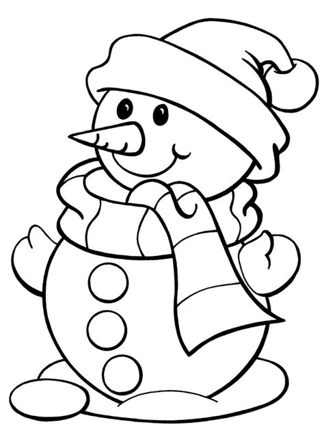 Free Snowman Coloring Pages | New Calendar Template Site