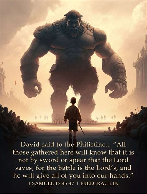 David and Goliath - Free Grace International