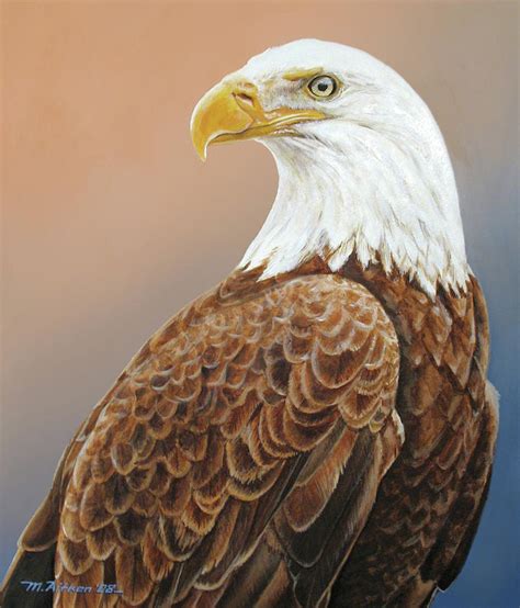 Bald Eagle Painting by Marion Aitken - Pixels