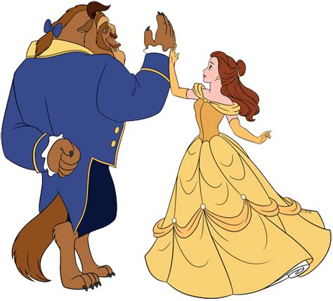 Belle & the Beast Clip Art (PNG Images) | Disney Clip Art Galore