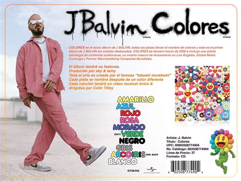 Release “Colores” by J Balvin - Cover Art - MusicBrainz