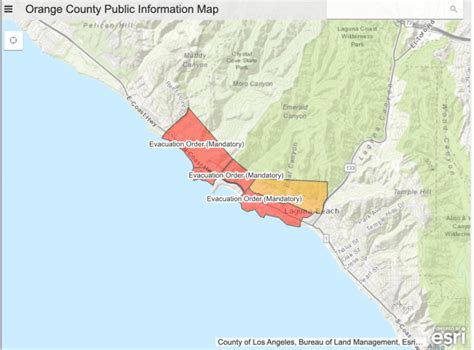 Laguna Beach Coast Highway Reopened After Emerald Fire Closure – South ...