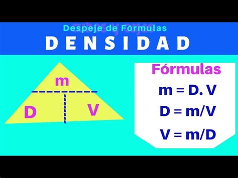 maíz Comparable suelo calculo de densidad masa y volumen segundo ...