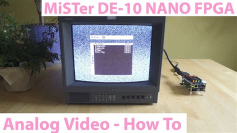 MiSTer FPGA Analog Video Guide and Setup Tutorial - VGA, PVM's and ...