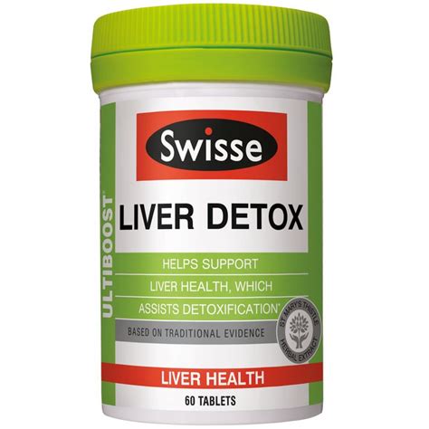 Swisse Ultiboost Liver Detox Supplement 60 Tablets | RedMart | Liver detox, Liver detox ...