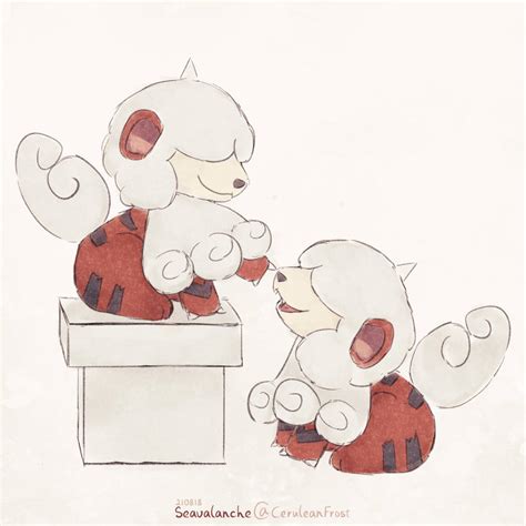 Hisuian Growlithe by seavalanche on DeviantArt