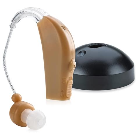 MEDca Rechargeable Ear Hearing Amplifier - Sound Amplifier with Rapid Charger - Skin - Walmart.com