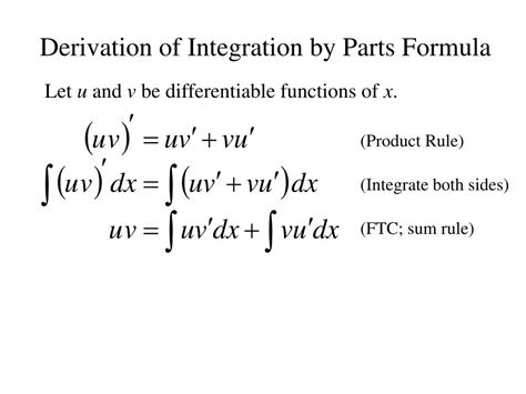 PPT - Integration by Parts PowerPoint Presentation, free download - ID ...