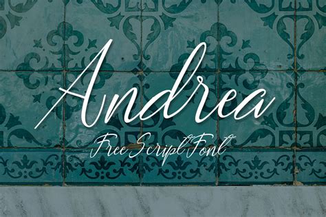 Andrea - Free Font - Dealjumbo