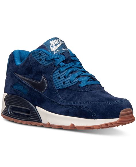 Nike Women's Air Max 90 Premium Suede Running Sneakers From Finish Line ...