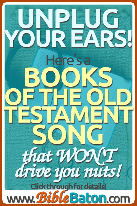 Books of the Old Testament Song Lyrics for Kids • BibleBaton