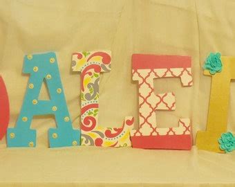 DISNEY PRINCESS THEME Hand-Painted Wooden Letters