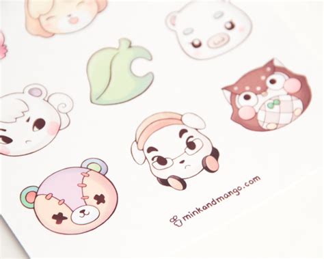 Animal Crossing Stickers - Etsy