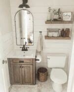 50+ Farmhouse Bathroom Decor Ideas You Will LOVE - NP