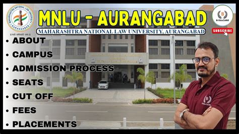 All About MNLU -AURANGABAD | Seats, Cut Off, Campus, Fees & Placements #nlu #clat #aurangabad ...