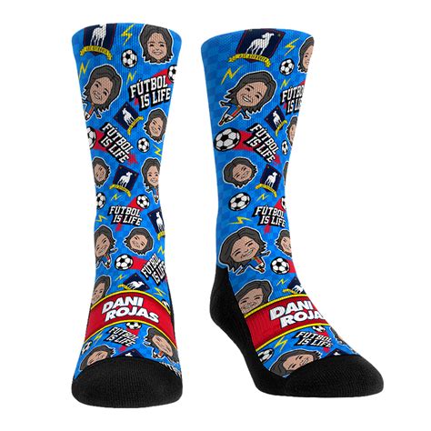 Ted Lasso Socks - Dani Rojas Chibi All-Over - Rock 'Em Socks