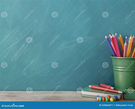 School Supplies on Desk, Education Concept Stock Image - Image of ...