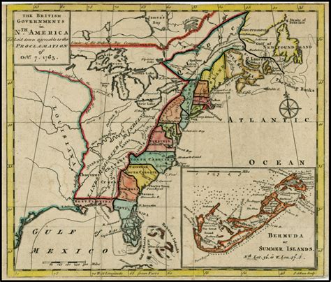 Map of Royal Proclamation Territory, 1763