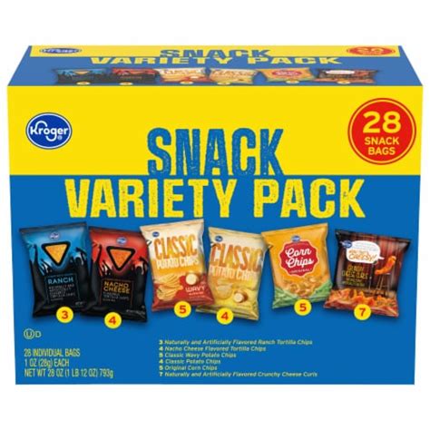 Kroger® Chips Variety Pack, 1 oz / 28 ct - Foods Co.