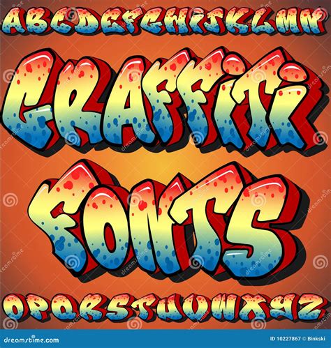 Graffiti Fonts Royalty Free Stock Photography - Image: 10227867