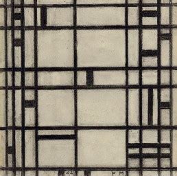Piet Mondrian Study for BROADWAY BOOGIE WOOGIE New York 1942 | The World of Abstract Art