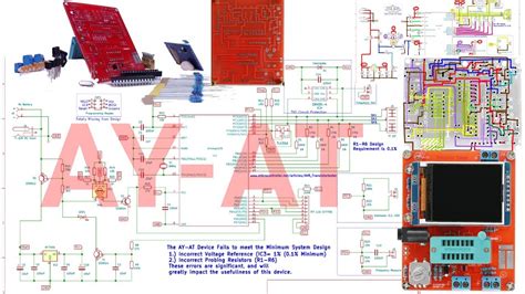 AY-AT Clone AVR Transistor Tester Schematic Trace Checked and Complete ...