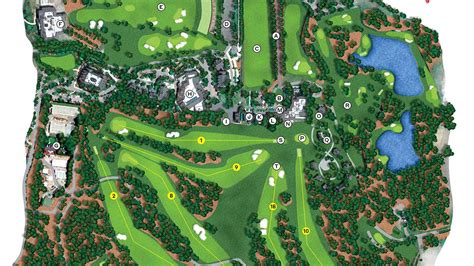 Masters 2023: Augusta National Course Map, Buildings,, 57% OFF