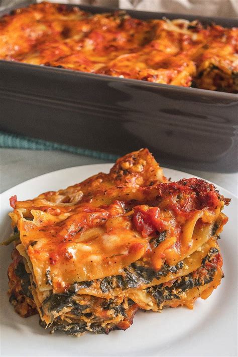 Vegan Spinach Lasagna (Gluten-Free) | From the Comfort of My Bowl