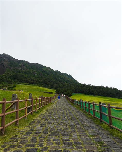 Hiking and Jeju Women Divers at Seongsan Ilchulbong Peak — emieyes