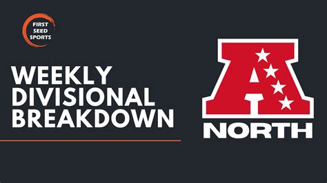 Weekly Division Breakdown - AFC North - First Seed Sports