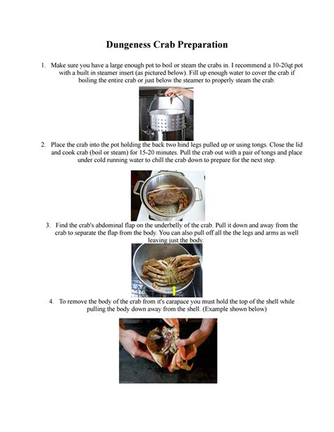 Crabbing info sheet by The Art of Crabbing - Issuu