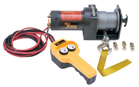 Mile Marker Compact Electric Winch - Free Shipping - NAPA Auto Parts