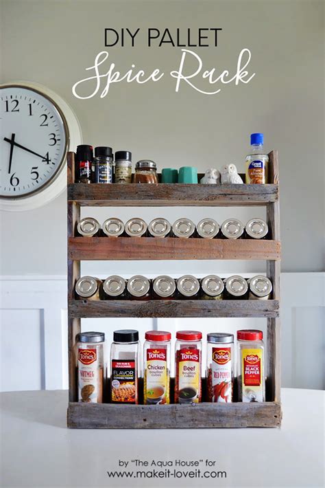 DIY Pallet Spice Rack | Make It & Love It