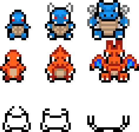 Download Pokemon Gen 1 Starters - Full Size PNG Image - PNGkit