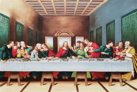 Last Supper Painting Michelangelo