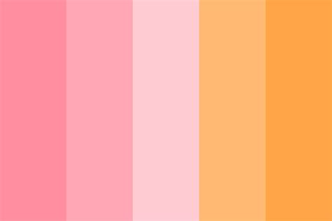Pink and Orange Color Palette