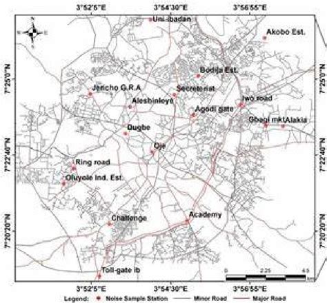 Map of Ibadan metropolis | Download Scientific Diagram