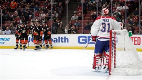 Habs end California road trip with embarrassing loss in Anaheim | CBC ...