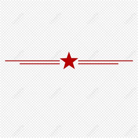 Vector Five-pointed Star Labor Section Dividing Line, Vector Line, Five Stars, Star Line PNG ...