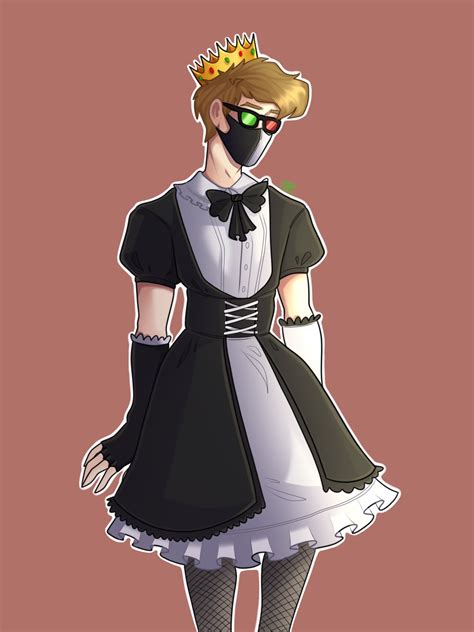 This is proof ranboo needs to wear a maid outfit. Artist (i think ...