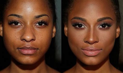 How To Contour Your Face Before And After