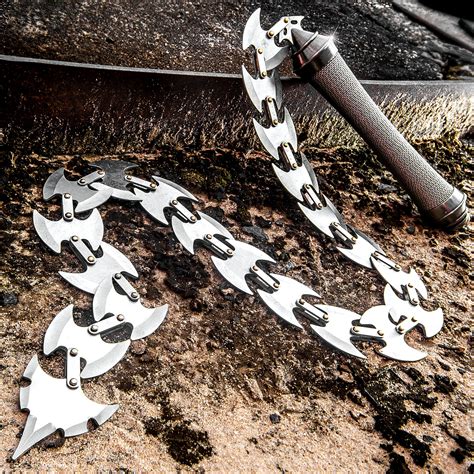 Professional Stainless Steel Chain Whip | BUDK.com - Knives & Swords At The Lowest Prices!